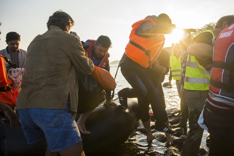 Uchodźcy na Lesbos