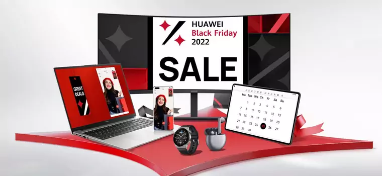 Black Friday w sklepie Huawei.pl. Świetny sprzęt nawet 50 proc. taniej