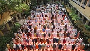 Thousands of Bangladeshis prayed for rain [AFP]