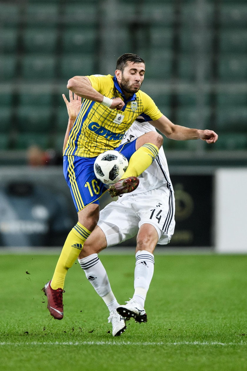 Pilka nozna. Ekstraklasa. Arka Gdynia.Trening. 10.01.2019