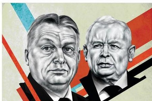 Kaczyński i Orban na okładce magazynu POLITICO Europe.