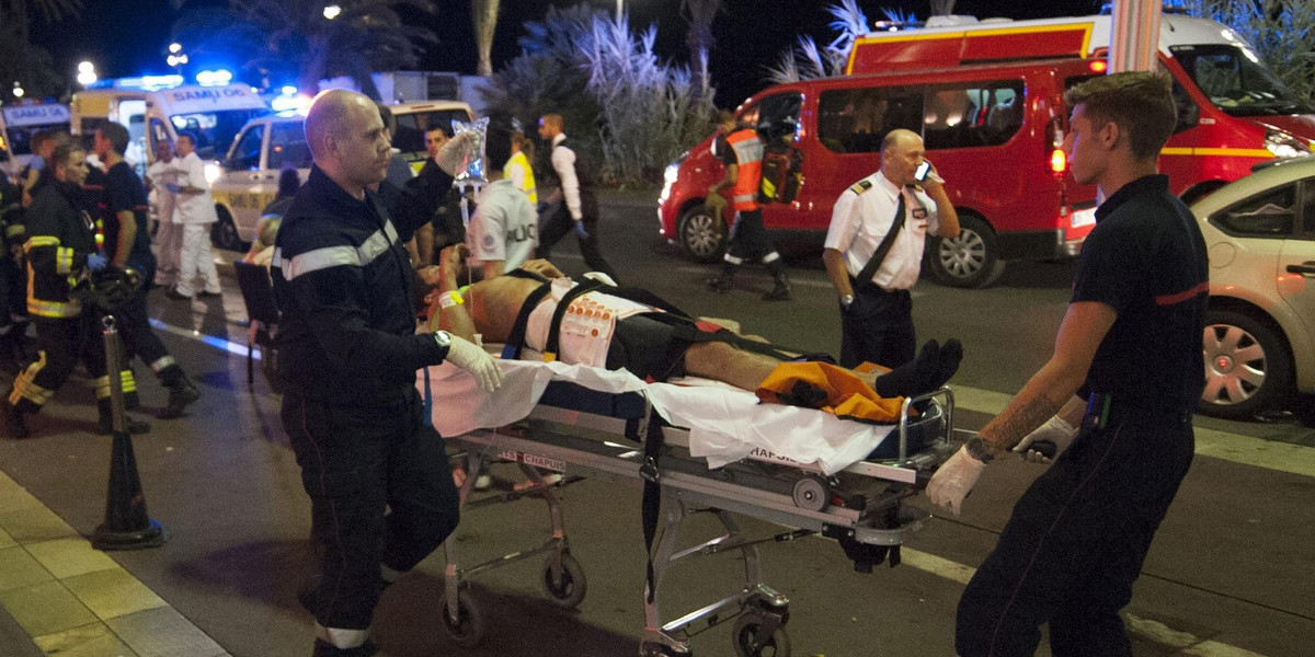Krwawy zamach w Nicei. Zginęły co najmniej 84 osoby, a 120 zostało rannych