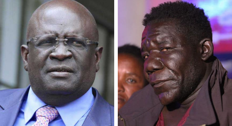 Kenya’s Education Cabinet Secretary Prof George Magoha vs Africa’s ugliest man, William Masvinu.