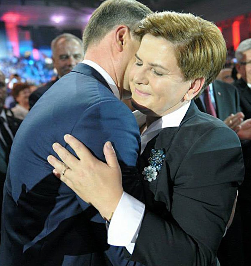 Beata Szydło i Andrzej Duda