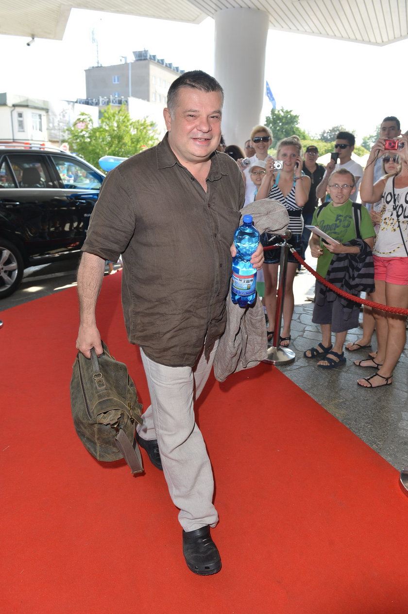 Krzysztof Globisz na czerwonym dywanie