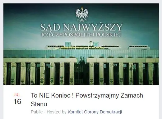 KOD protestuje w niedzielę przeciwko zmianom w KRS