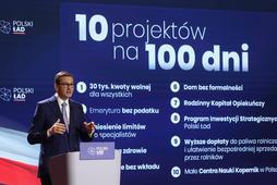 Premier Mateusz Morawiecki ogłasza 10 pkt. w Polskim Ładzie.