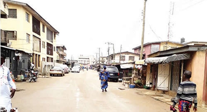 Oyegunle Street, Oworonshoki for illustrative use (Punch)