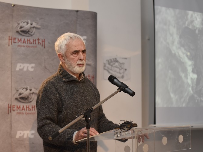 Gordan Mihić na promociji serije "Nemanići- rađanje kraljevine" prošle godine u RTS-u
