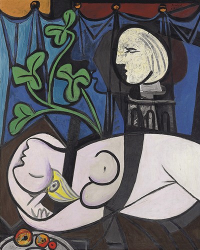 106 482 500 $. Pablo Picasso - Akt, zielone liście i popiersie