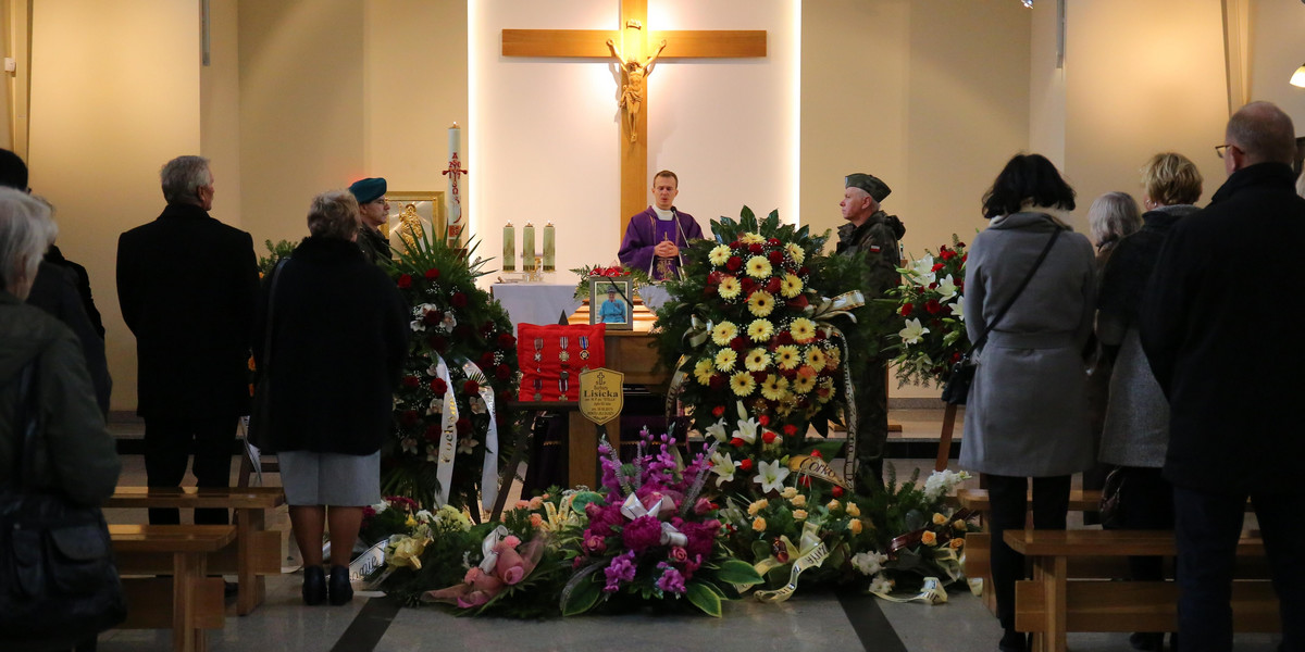 Pogrzeb Barbary Lisickiej, łączniczki Armii Krajowej