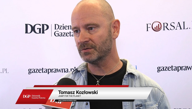 Tomasz Kozłowski, Jump for the planet- PAIH Forum Biznesu 2023