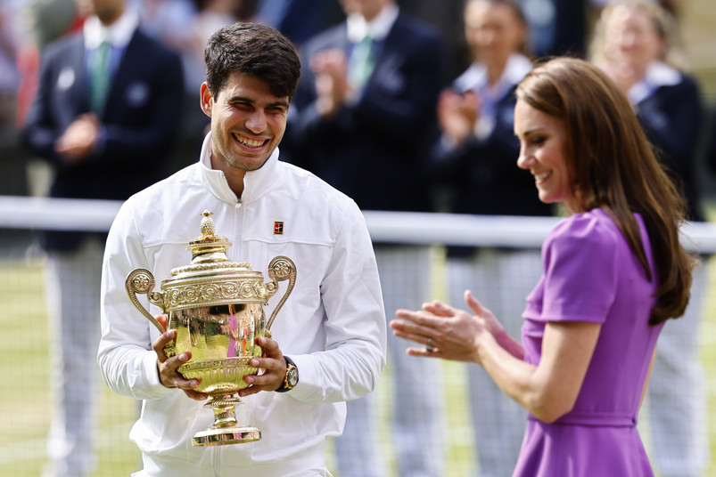 Księżna Walii pojawiła się na Wimbledonie. Kate powitana owacjami na stojąco