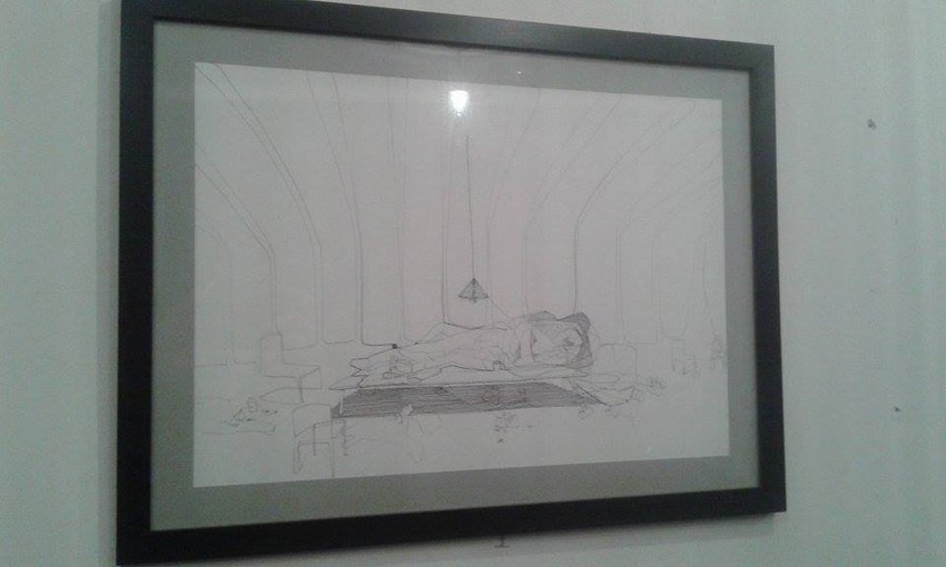 Sa ulice u galerije: Jedan od radova Nikole Mihajlovića