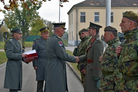 Dana Prve brigade kopnene vojske i Dana Prvog centra za obuku