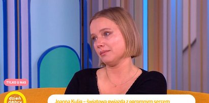 Kiedy zeszło na ten temat, Joanna Kulig zalała się łzami. Wzruszające sceny w "Dzień Dobry TVN"