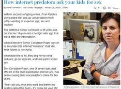 Kobieta detektyw ściga pedofilów