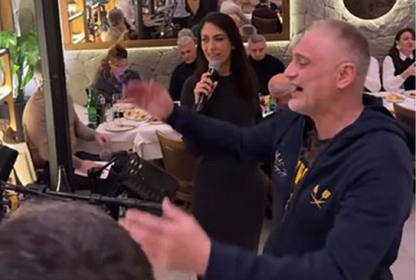 Čeda Jovanović u jednom od provoda