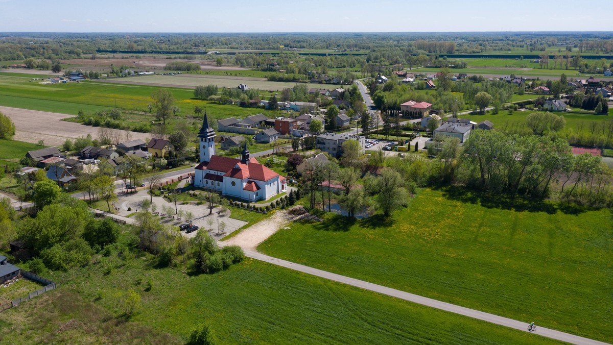 Teren przyszłego lotniska w Baranowie