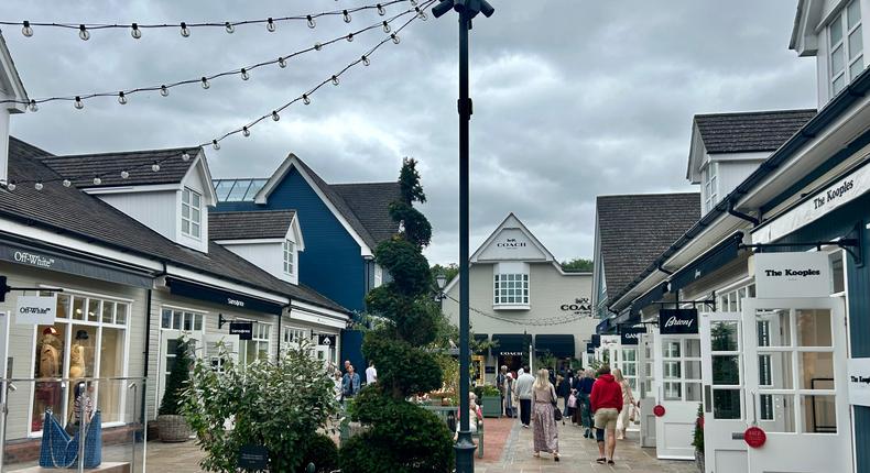 Bicester Village is a designer outlet shopping center, located in rural England. Alexandra Bacon