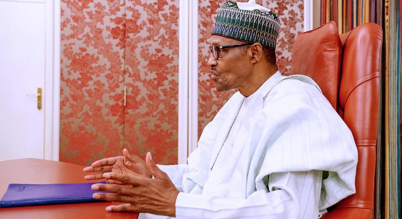 President Muhammadu Buhari. [Twitter/@NigeriaGov]