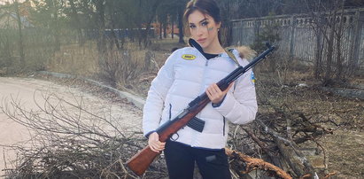 Nastoletnia łyżwiarka chwyciła za broń. „Będę bronić honoru Ukrainy do końca!”