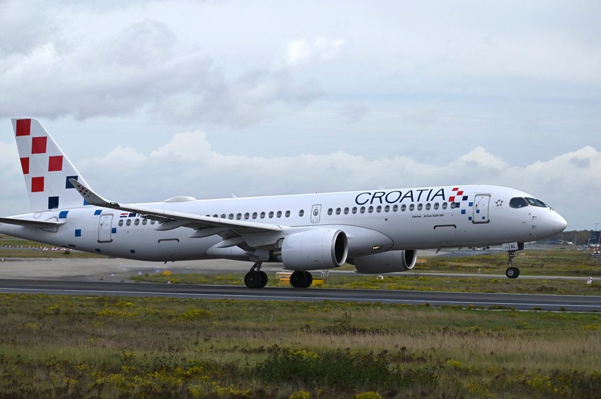 Ilustracija: Avion "Croatia Airlines"