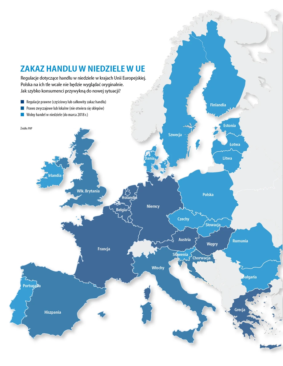 Zakaz handlu w Europie