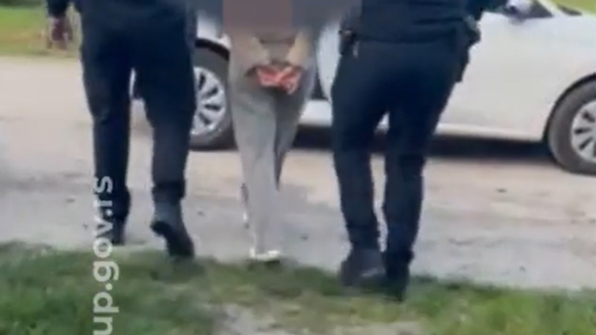 Uhapšena žena ilustracija