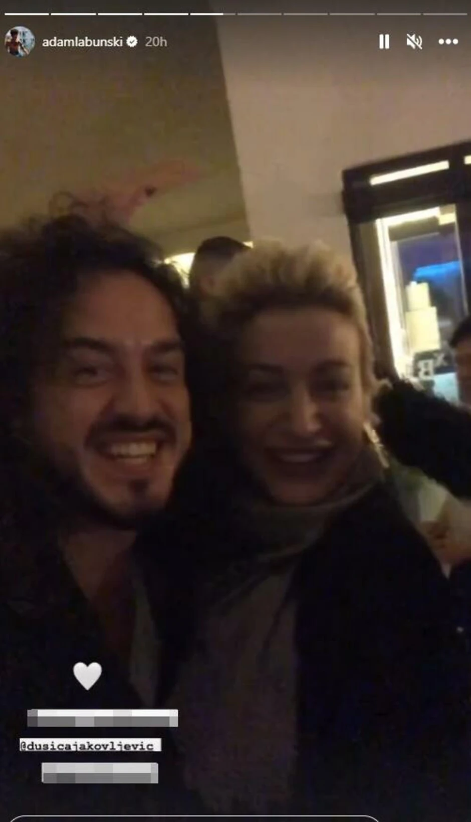 Dušica Jakovljević i Adam Labunski