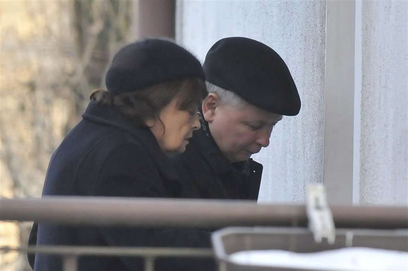 Jaroslaw Kaczynski razem z mama Jadwiga