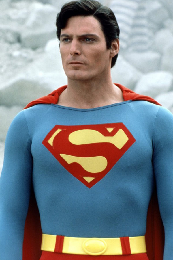 Christopher Reeve jako Superman w filmie "Superman IV" (1987 r.) 