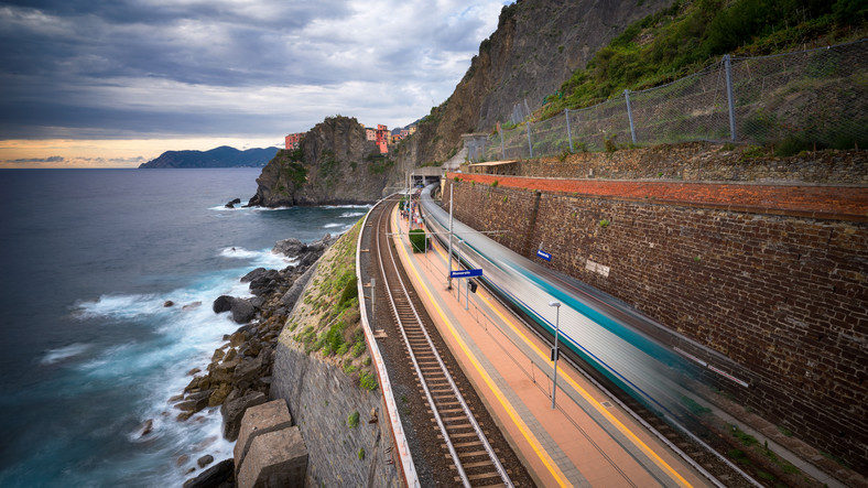 Pociąg w Cinque Terre