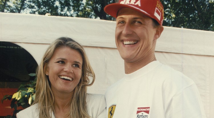 Corinna és Michael Schumacher a régi szép időkben Fotó: Getty Images