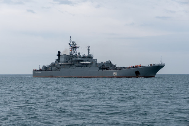 Rosyjski okręt/zdjęcie poglądowe