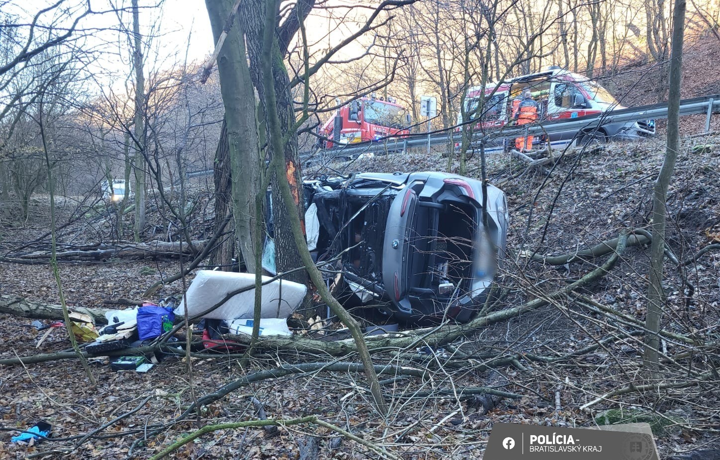Pri dopravnej nehode na ceste II/503 z Pezinskej Baby smer Pernek zahynul vodič.