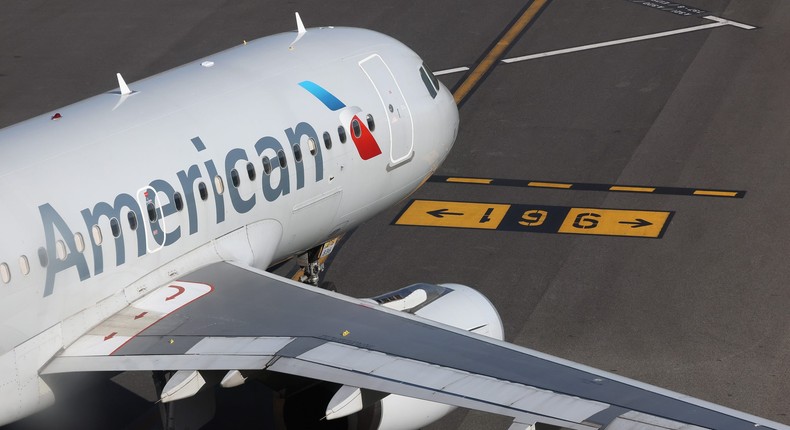 An American Airlines plane on the runway.Bruce Bennett/Getty Images