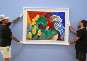 Hoknijeva slika "The Only One with Waves"