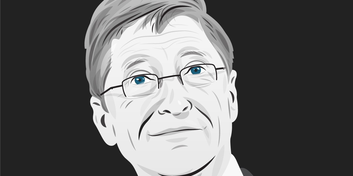 Miliarder i filantrop Bill Gates