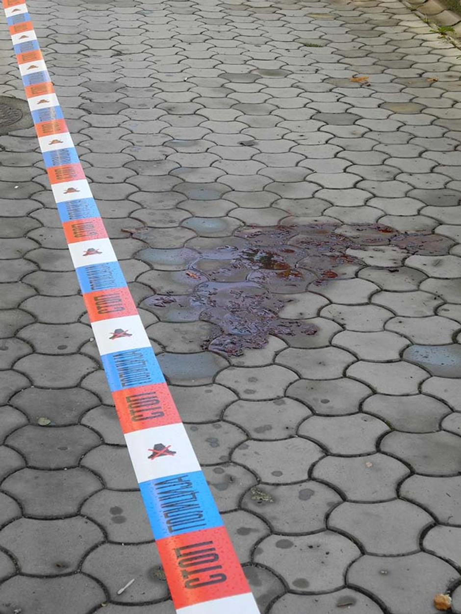 Na mestu zločina ostali su veliki tragovi krvi