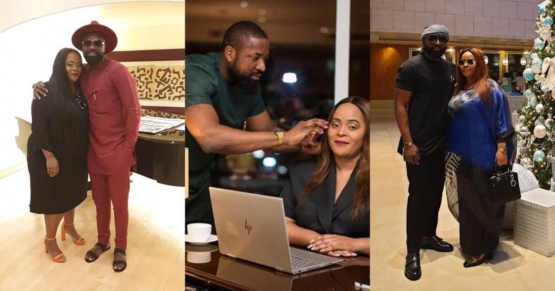 Elikem with Queen Dee 