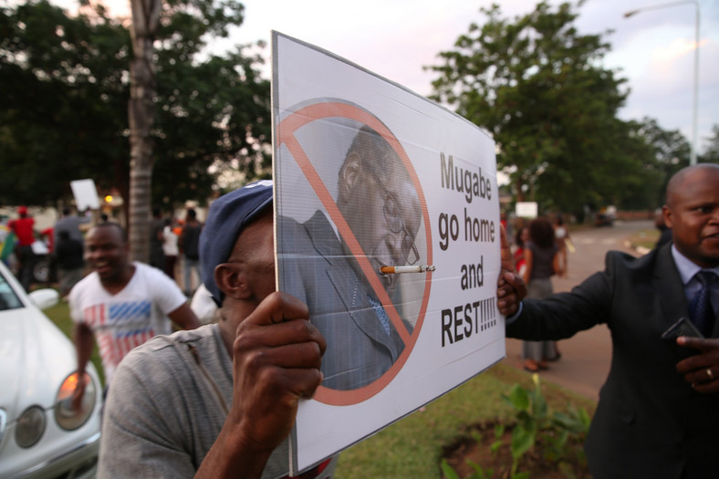 Protesty przeciwko Robertowi Mugabe w 2017 r.