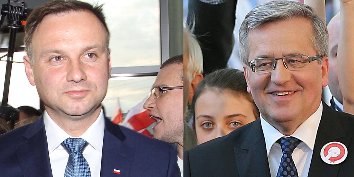 Andrzej Duda i Bronisław Komorowski