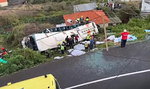 Wypadek autobusu pełnego turystów na Maderze. Są zabici i ranni