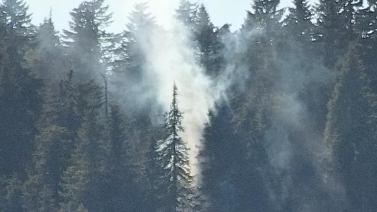 Požiar vypukol v neprístupnom teréne v 5. stupni ochrany prírody v katastri obce Hriňová.
