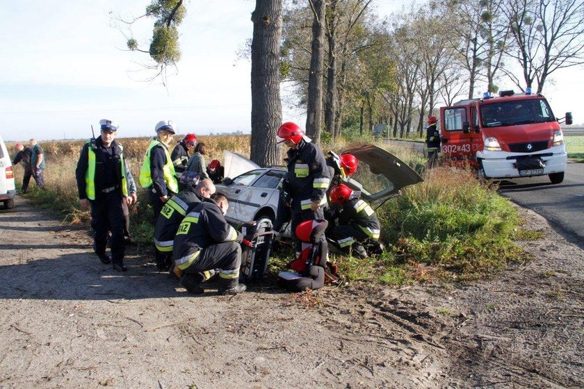 Maleństwo uratowane przez strażaków