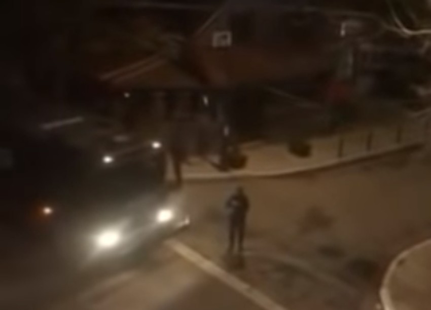 Upad ROSU na sever Kosova