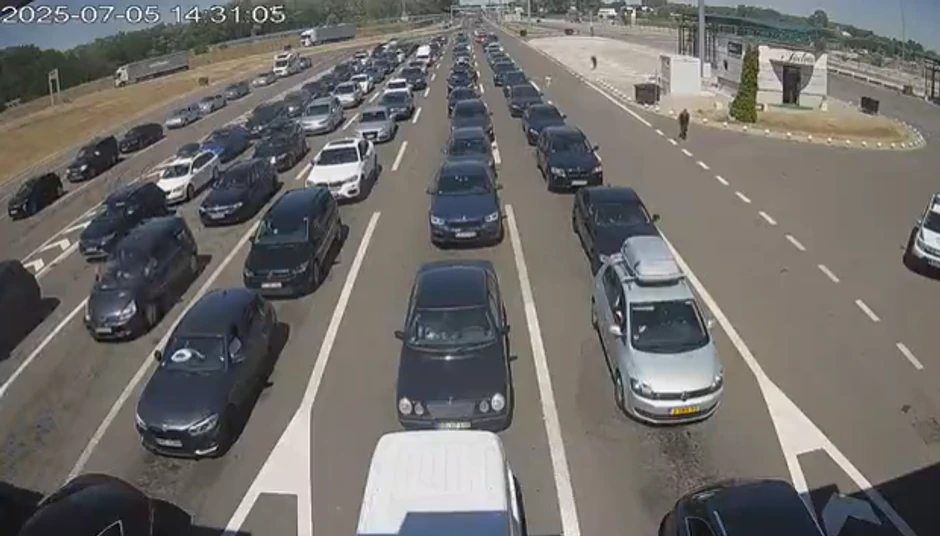 Granični prelaz Horgoš, ulaz u Srbiju iz Mađarske