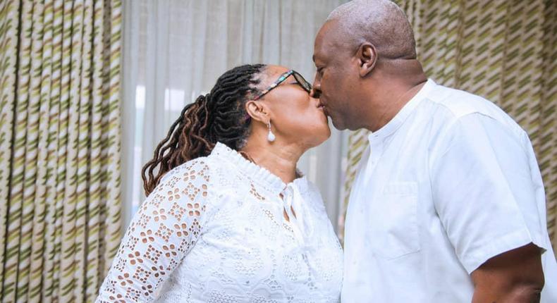 John and Lordina Mahama