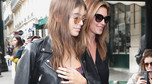 Cindy Crawford i Kaia Gerber w Paryżu